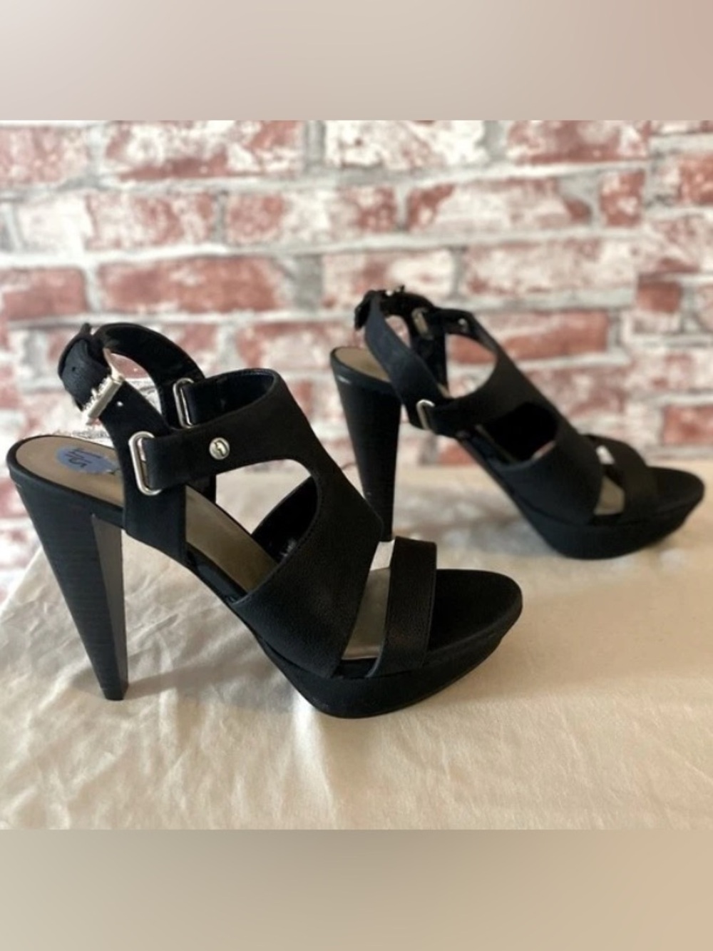 Guess Black Sturdy Stiletto Heels - NWOT